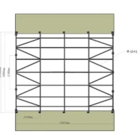Prístrešok pre kontajnery 10 x 6 x 3,6 m - Image 2