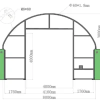 Prístrešok pre kontajnery 8 x 12 x 3 m - Image 4